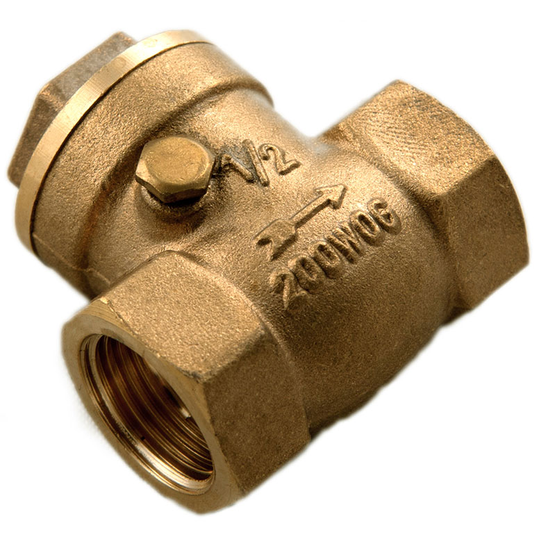 293 - Brass Swing Check Valve- FPT x FPT - Brennan Industries Canada